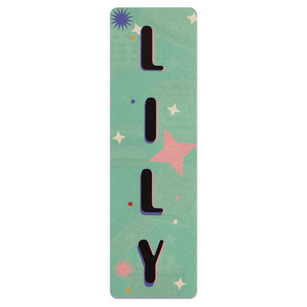 1 1/2" x 5" Custom Printed 2 Sided Bookmark - White