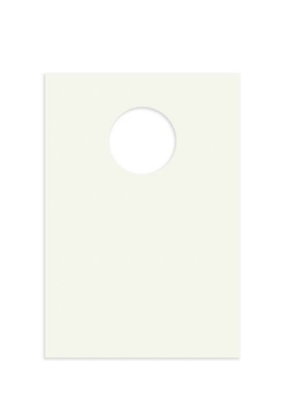 10 1/2" x 15 3/4" Custom Printed Face Panel for Bag Toss/Cornhole Game - White