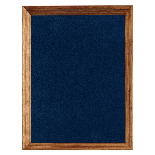 10" x 13" American Walnut Shadow Box with Blue Velour Backing (Assembled) - Walnut/Blue