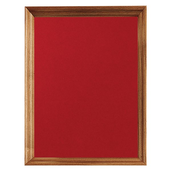 12" x 15" American Walnut Shadow Box with Red Velour Backing (Assembled) - Walnut/Red