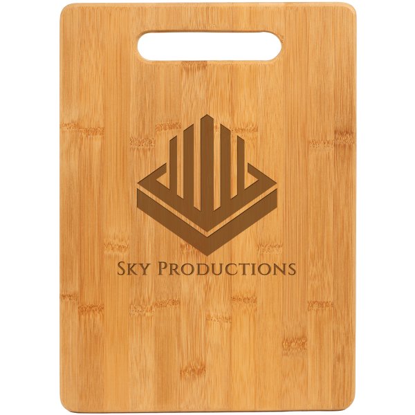 13 3/4" x 9 3/4" Bamboo Rectangle Cutting Board - Bamboo