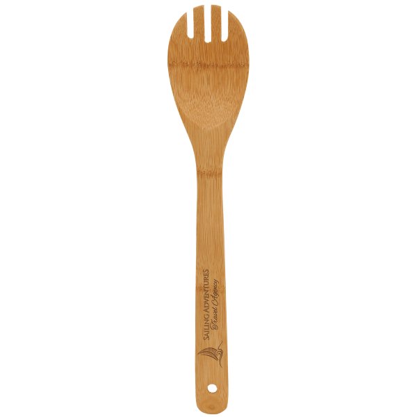 12" Bamboo Salad Spork - Bamboo