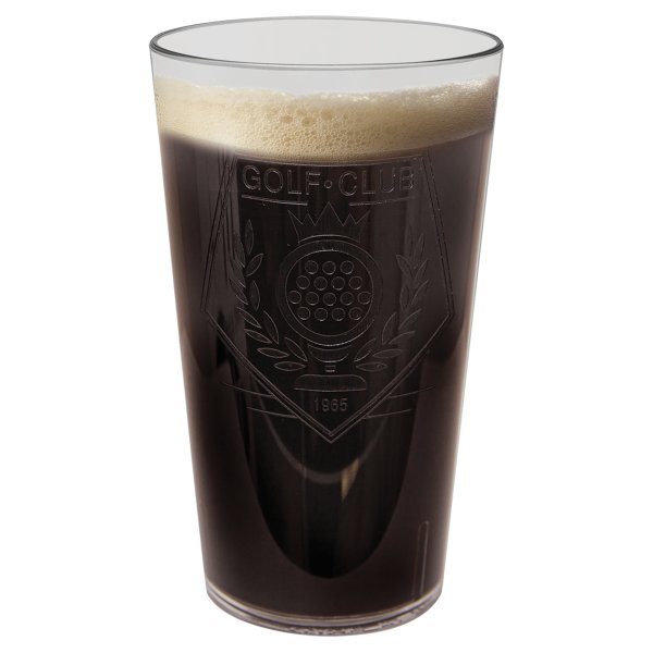 12 oz. Custom Engraved Clear Plastic Cup - Clear