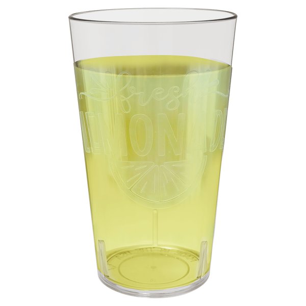 24 oz. Custom Engraved Clear Plastic Cup - Clear