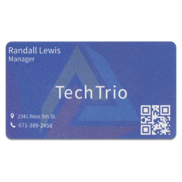 3 1/2 x 2" Custom Printed 2 Sided Business Card - White