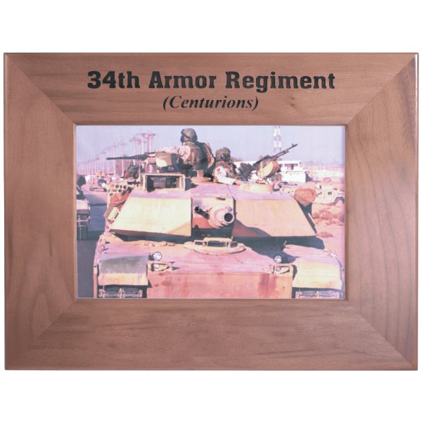 4" x 6" Genuine Walnut Picture Frame - Walnut