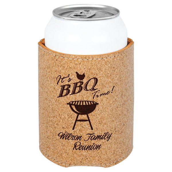 3 3/4" Cork Beverage Holder - Light Brown