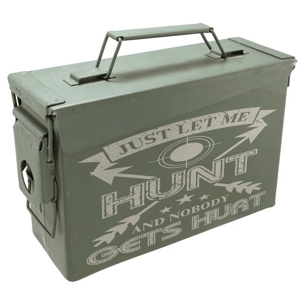 30 Caliber Army Surplus Steel Ammo Can - Olive Drab