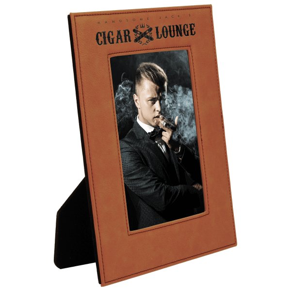 5" x 7" Rawhide Engraved Faux Leather Photo Frame - Rawhide
