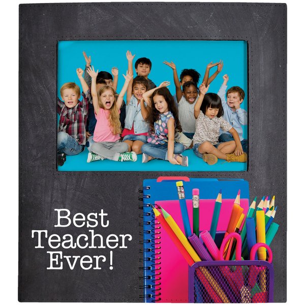 5" x 7" Subli-Tru Photo Frame with Large Personalization Area - White