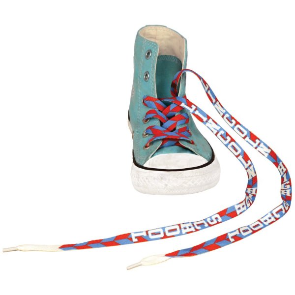 45" Custom Printed Shoelaces - White