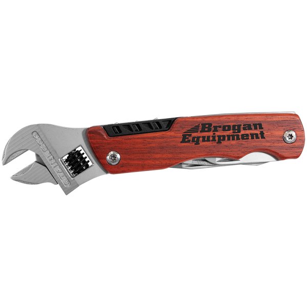 6 1/2" Wrench Multi-Tool with Wood Handle/Bag - Rosewood