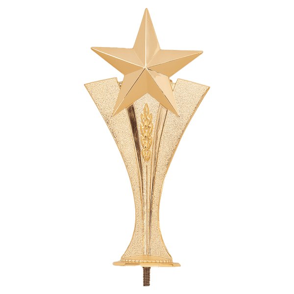 7 1/2" Gold Star Riser Casting with Stud - Gold