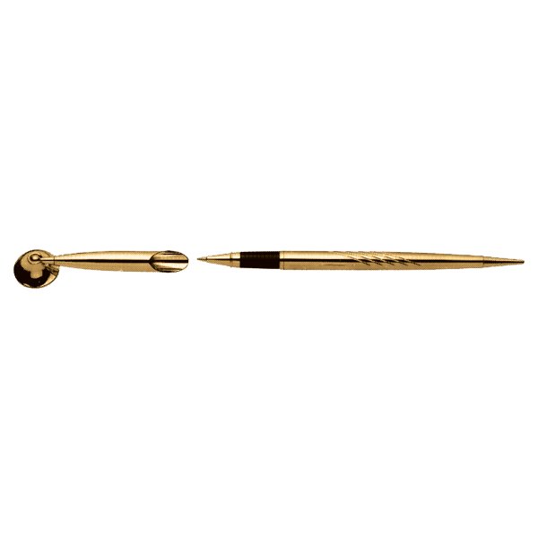 7 1/4" Pen and Funnel with Screw - gold