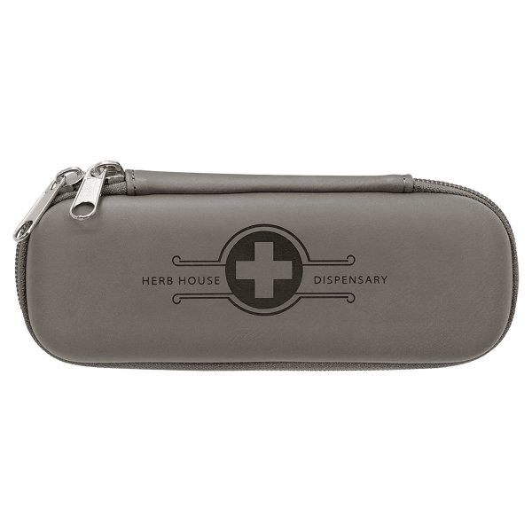 7" x 2 1/2" x 1 3/4" Gray Smoke Case - Gray