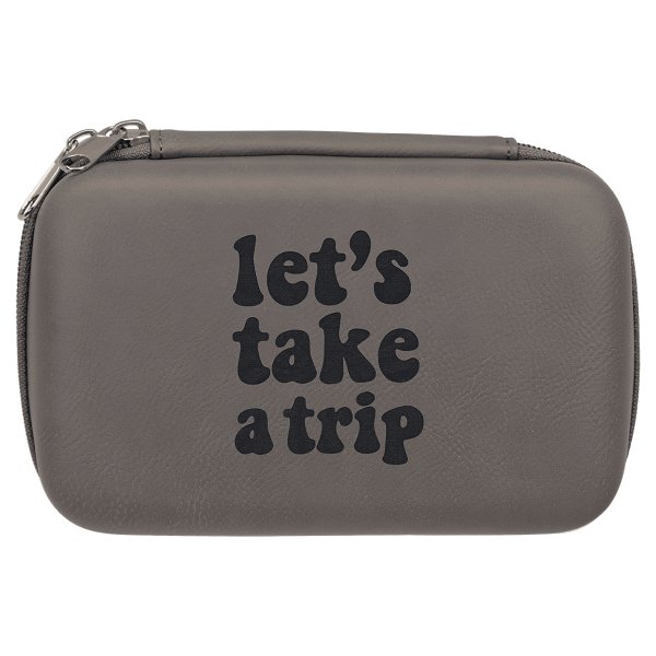 7" x 4" x 2 1/2" Gray Smoke Case - Gray