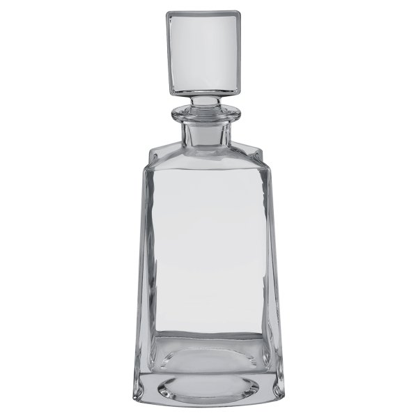 Polar Camel 750 mL 12" Tequila Decanter in Black Gift Box with Printed Paper Sleeve - clear