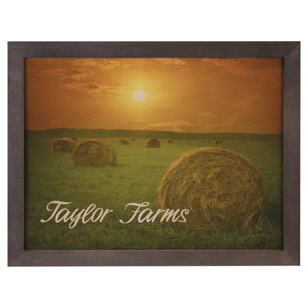 8" x 10" Custom Printed Wood Photo Panel with Frame - Default