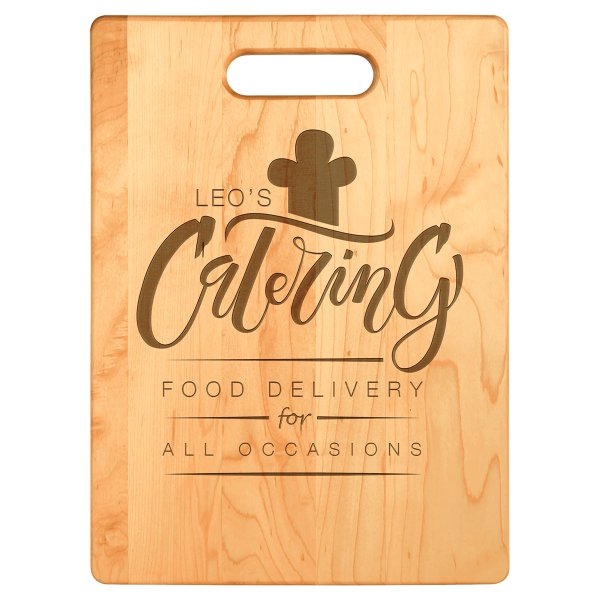 13 3/4" x 9 3/4" Maple Cutting Board - Light Brown