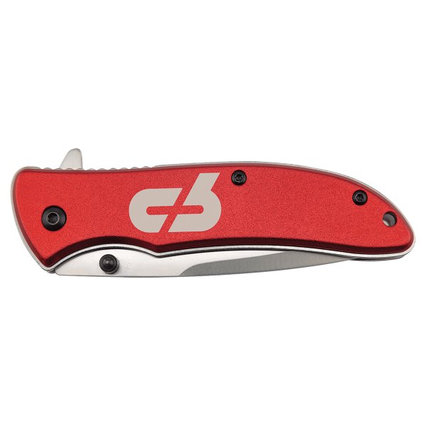 Bison River 4 1/4" Red Everyday Carry Knife - Red
