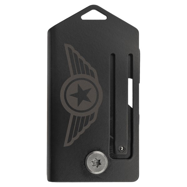 Bison River 2" Black Everyday Carry Knife - Black