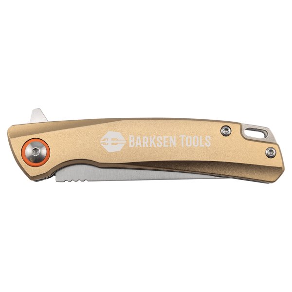 Bison River 4" Sand Everyday Carry Knife with Ball Bearing Open Mechanism - Sand