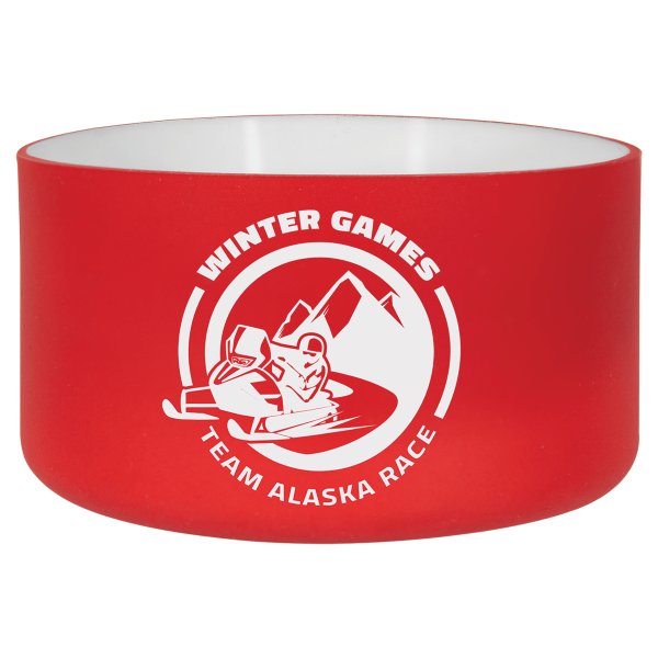 Red/White 40 oz. Polar Camel Water Bottle Boot - Red/White