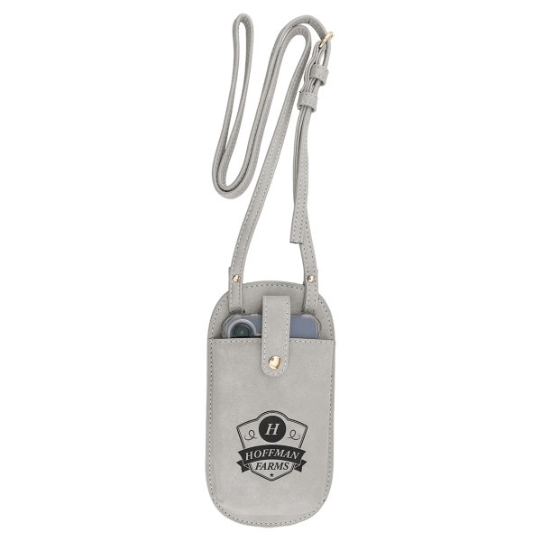 Essential Bag - Engraved Faux Leather, Creekside Collection, Light Gray - Light Gray
