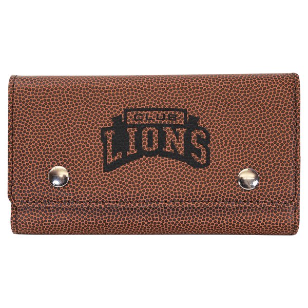 Football Engraved Faux Leather Card & Dice Set - Football