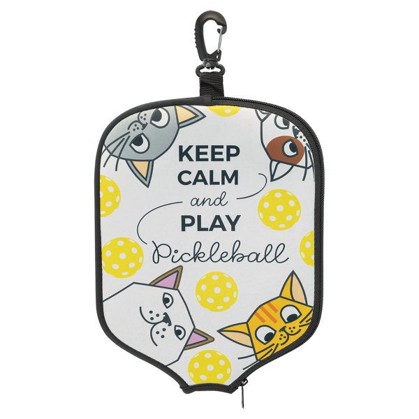 Pickleball Paddle Cover - White/Black