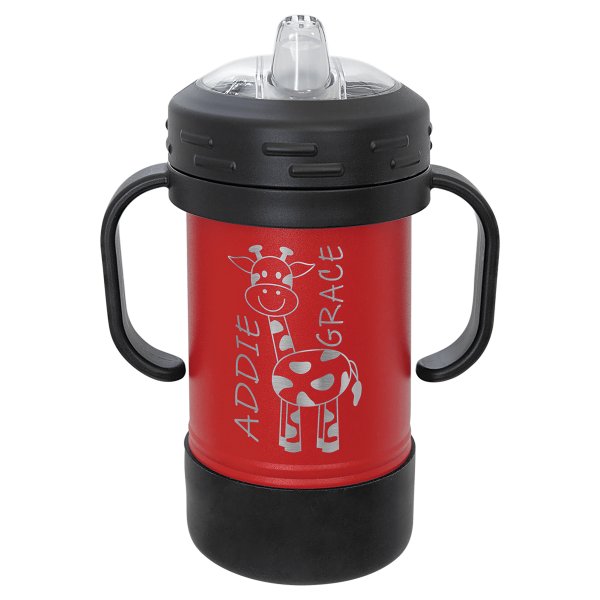 Polar Camel 10 oz. Red Sippy Cup - Red/Black