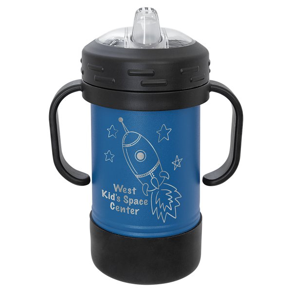 Polar Camel 10 oz. Royal Blue Sippy Cup - Royal Blue/Black
