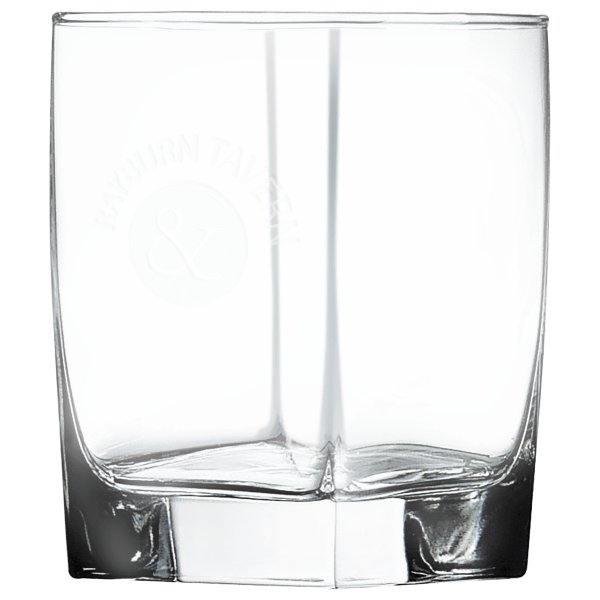 Polar Camel 12 oz. Square Double Old Fashioned - Clear