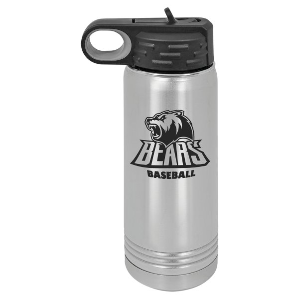 Polar Camel 20 oz. Stainless Steel Water Bottle - Stainless Steel