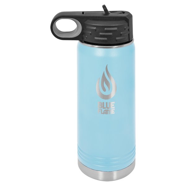 Polar Camel 20 oz. Light Blue  Water Bottle - Light Blue