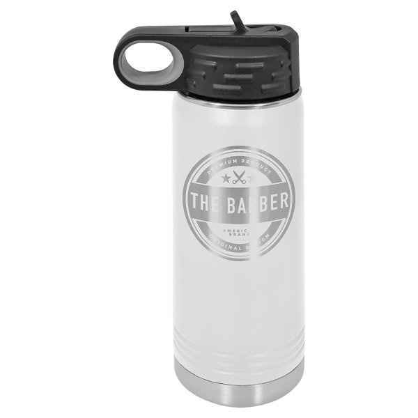 Polar Camel 20 oz. White Water Bottle - White