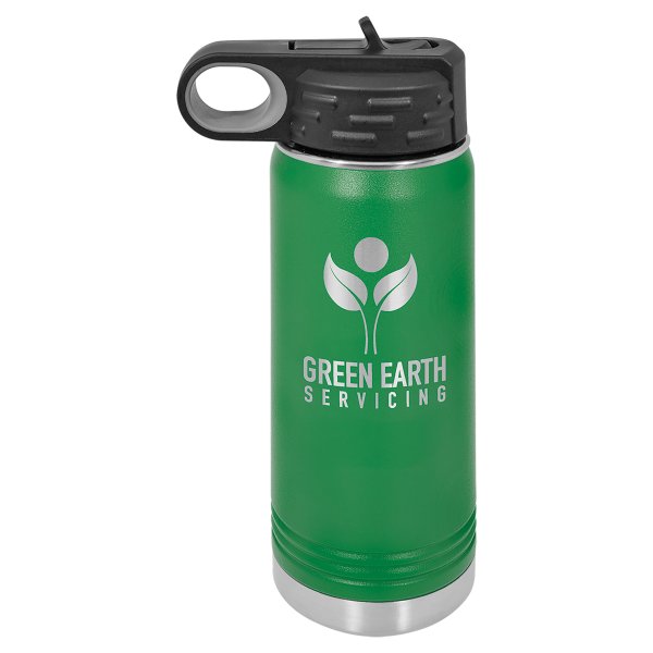 Polar Camel 20 oz. Green Water Bottle - Green