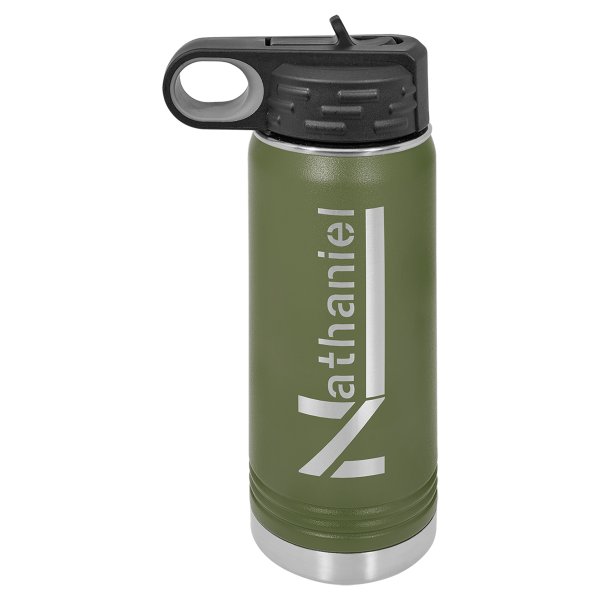 Polar Camel 20 oz. Olive Green Water Bottle - Olive Green