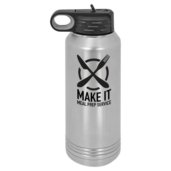 Polar Camel 32 oz. Stainless Steel Water Bottle - Stainless Steel
