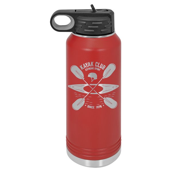 Polar Camel 32 oz. Red Water Bottle - Red