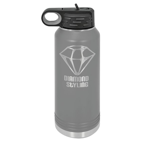 Polar Camel 32 oz. Dark Gray Water Bottle - Dark Gray