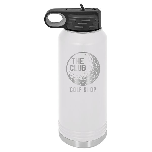 Polar Camel 32 oz. White Water Bottle - White