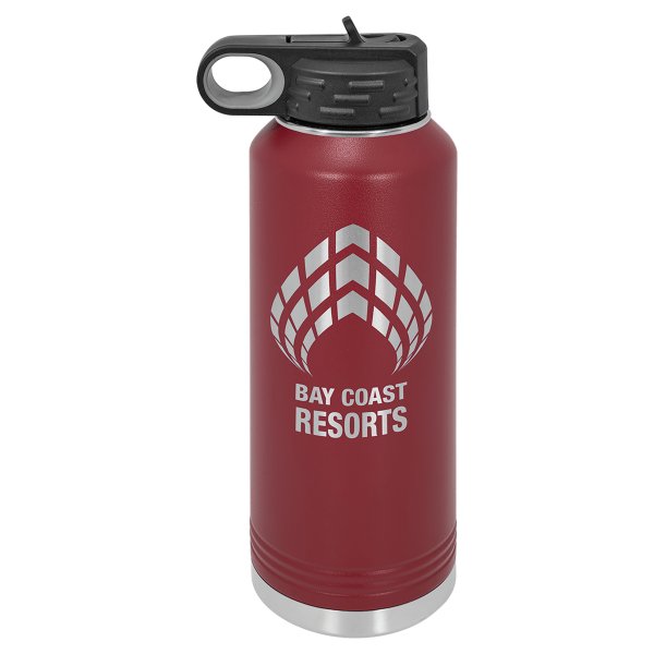 Polar Camel 40 oz. Maroon Water Bottle - Maroon