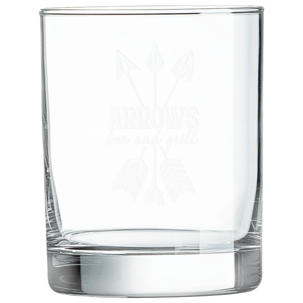 Polar Camel 13 3/4 oz. Round Double Old Fashioned - Clear
