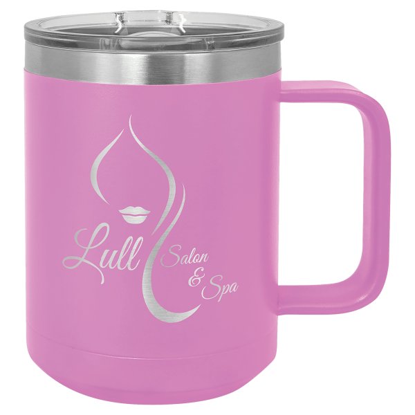 Polar Camel 15 oz. Light Purple Vacuum Insulated Mug with Slider Lid - Light Purlple