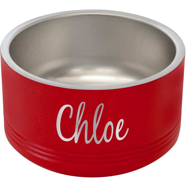 Polar Camel 18 oz. Small Red Pet Bowl - Red