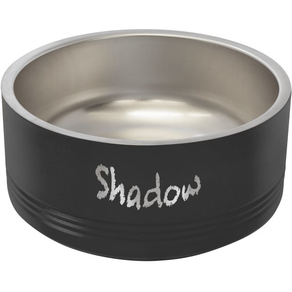Polar Camel 32 oz. Medium Black Pet Bowl - Black