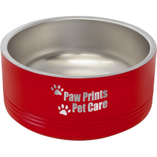 Polar Camel 32 oz. Medium Red Pet Bowl - Red