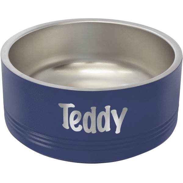 Polar Camel 32 oz. Medium Navy Blue Pet Bowl - Navy Blue