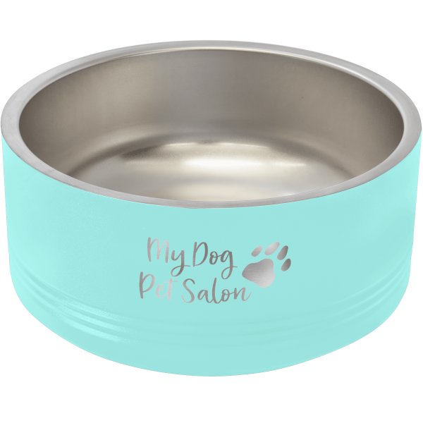 Polar Camel 32 oz. Medium Teal Pet Bowl - Teal